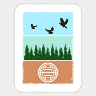 Earth Day Sticker